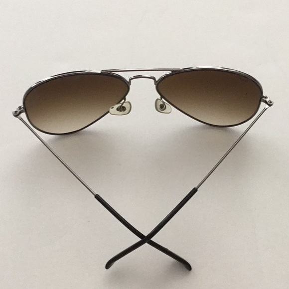 RB 3025 Ray-Ban Large Metal Aviator Sunglasses 58014 2N Used - Picture 4 of 5